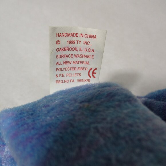 Ty Beanie Baby Babies Clubby II Bear Rare Retired Single layer Tush Tag 1999 - Picture 7 of 9